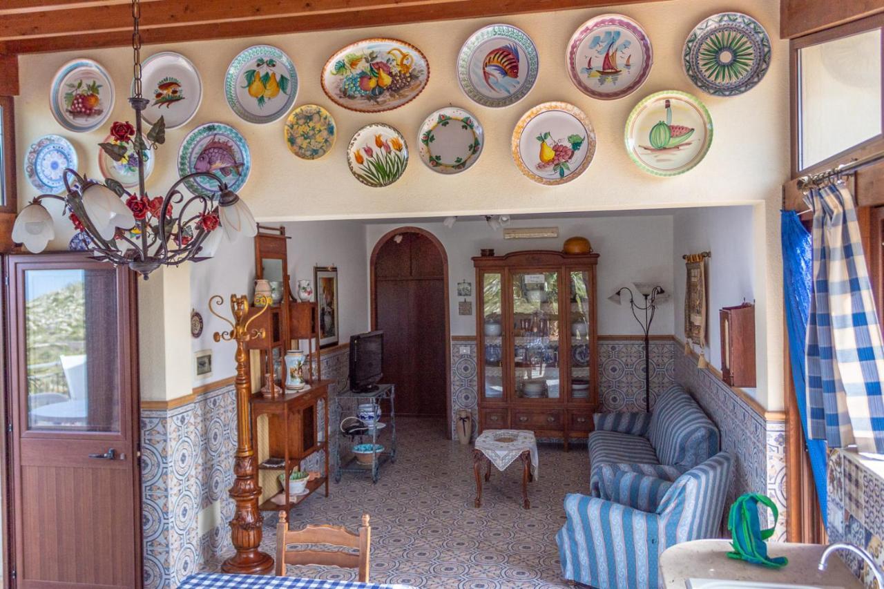 Villa Azzurra Con Vista Sul Mare San Vito Lo Capo Bagian luar foto